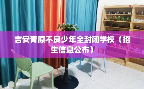 吉安青原不良少年全封闭学校（招生信息公布）