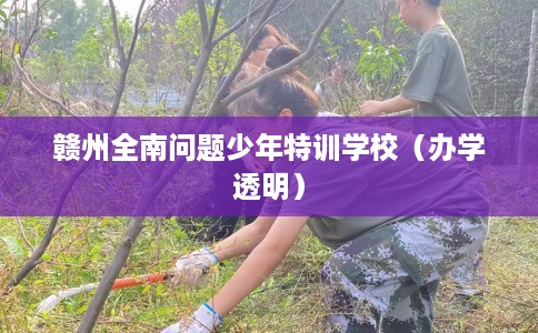 赣州全南问题少年特训学校（办学透明）