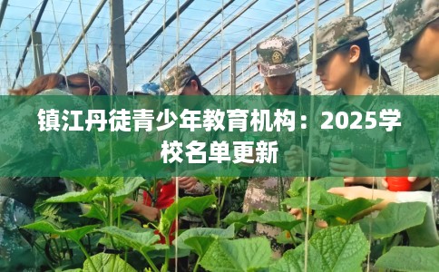 镇江丹徒青少年教育机构：2025学校名单更新