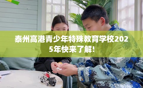 泰州高港青少年特殊教育学校2025年快来了解!