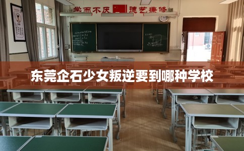 东莞企石少女叛逆要到哪种学校