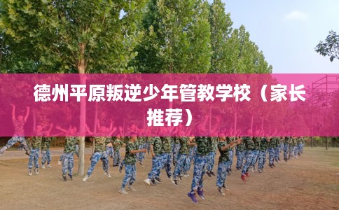 德州平原叛逆少年管教学校（家长推荐）