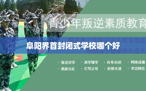 阜阳界首封闭式学校哪个好