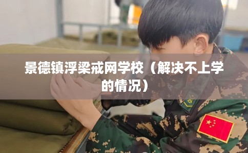 景德镇浮梁戒网学校（解决不上学的情况）