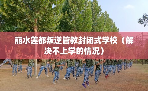 丽水莲都叛逆管教封闭式学校（解决不上学的情况）