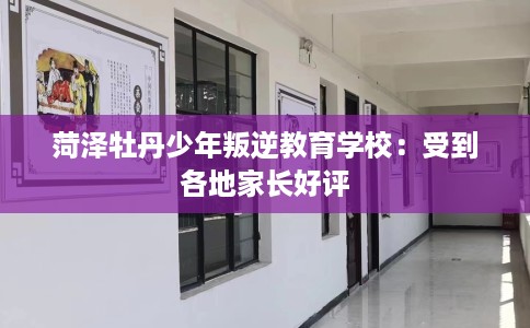 菏泽牡丹少年叛逆教育学校：受到各地家长好评