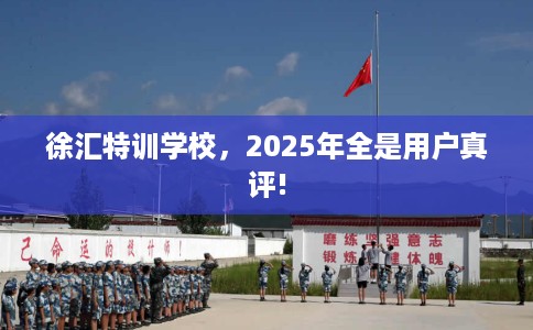 徐汇特训学校，2025年全是用户真评!