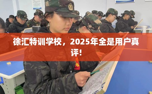 徐汇特训学校，2025年全是用户真评!