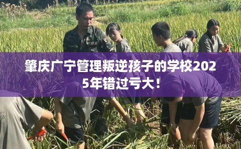 肇庆广宁管理叛逆孩子的学校2025年错过亏大！