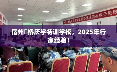 宿州埇桥厌学特训学校，2025年行家经验！