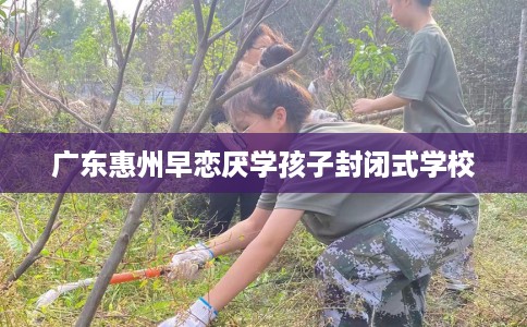 广东惠州早恋厌学孩子封闭式学校