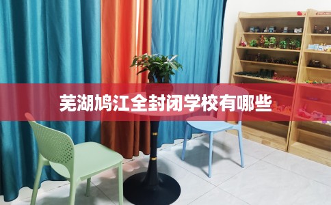 芜湖鸠江全封闭学校有哪些