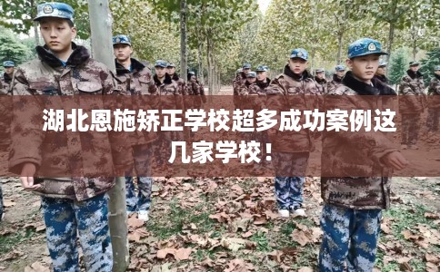湖北恩施矫正学校超多成功案例这几家学校！