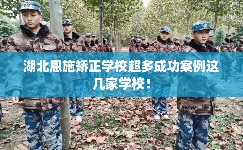 湖北恩施矫正学校超多成功案例这几家学校！
