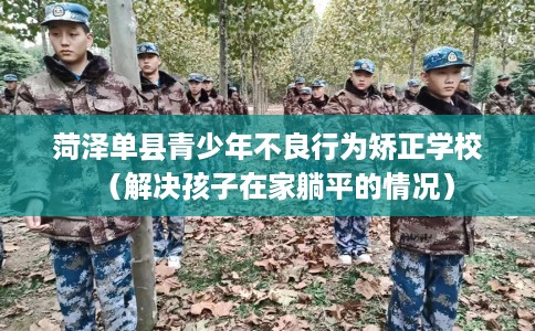 菏泽单县青少年不良行为矫正学校（解决孩子在家躺平的情况）