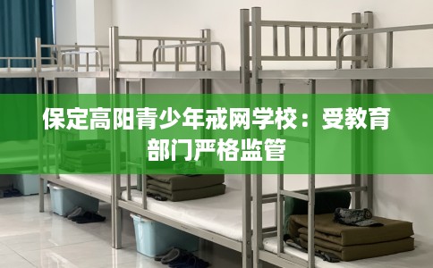 保定高阳青少年戒网学校:受教育部门严格监管 保定高阳青少年戒网学校:受教育部门严格监管
