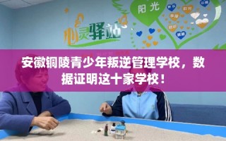 安徽铜陵青少年叛逆管理学校，数据证明这十家学校！