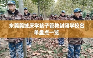 东莞莞城厌学孩子管教封闭学校名单盘点一览