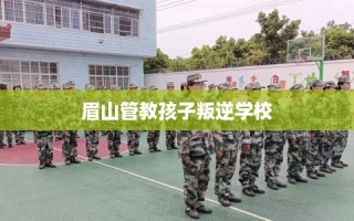 眉山管教孩子叛逆学校
