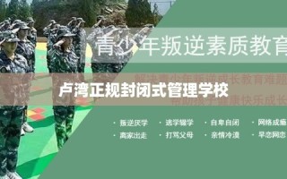 卢湾正规封闭式管理学校