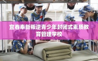 宜春奉新叛逆青少年封闭式素质教育管理学校