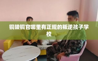 铜陵铜官哪里有正规的叛逆孩子学校