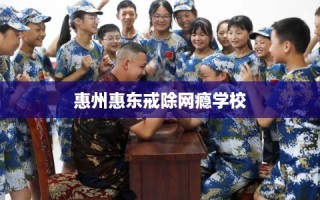 惠州惠东戒除网瘾学校