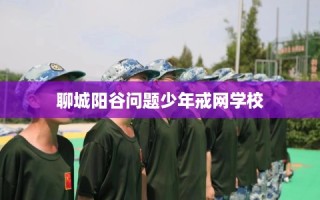 聊城阳谷问题少年戒网学校