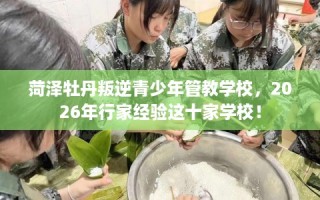 菏泽牡丹叛逆青少年管教学校，2026年行家经验这十家学校！