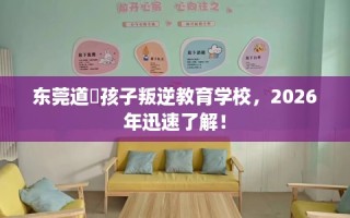 东莞道滘孩子叛逆教育学校，2026年迅速了解！