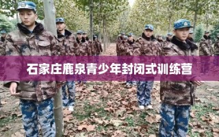 石家庄鹿泉青少年封闭式训练营
