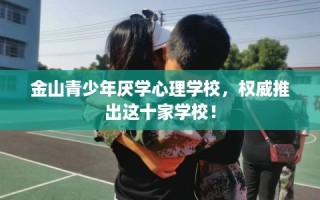 金山青少年厌学心理学校，权威推出这十家学校！