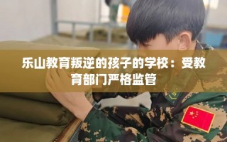乐山教育叛逆的孩子的学校：受教育部门严格监管