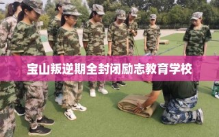 宝山叛逆期全封闭励志教育学校