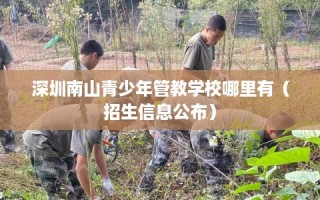 深圳南山青少年管教学校哪里有（招生信息公布）