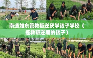 南通如东管教叛逆厌学孩子学校（拯救叛逆期的孩子）