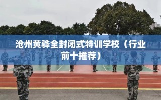 沧州黄骅全封闭式特训学校（行业前十推荐）