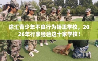 徐汇青少年不良行为矫正学校，2026年行家经验这十家学校！