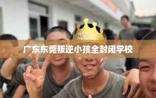 广东东莞叛逆小孩全封闭学校