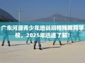 广东河源青少年培训班特殊教育学校，2025年迅速了解！
