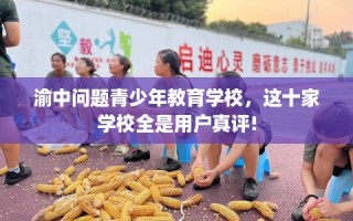 渝中问题青少年教育学校，这十家学校全是用户真评!