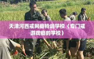 天津河西戒网瘾特训学校（专门戒游戏瘾的学校）