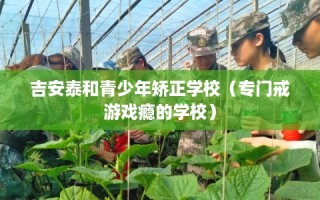 吉安泰和青少年矫正学校（专门戒游戏瘾的学校）