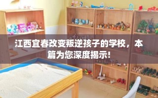 江西宜春改变叛逆孩子的学校，本篇为您深度揭示!