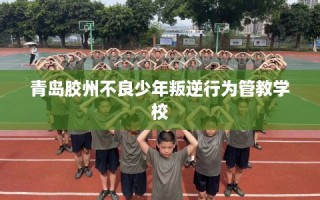 青岛胶州不良少年叛逆行为管教学校