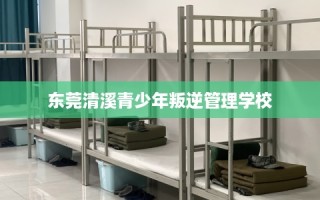 东莞清溪青少年叛逆管理学校