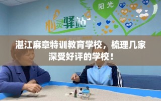 湛江麻章特训教育学校，梳理几家深受好评的学校！