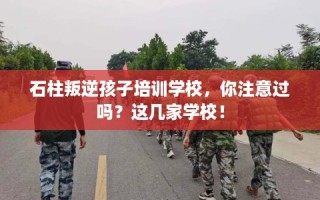 石柱叛逆孩子培训学校，你注意过吗？这几家学校！