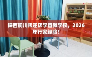 陕西铜川叛逆厌学管教学校，2026年行家经验！