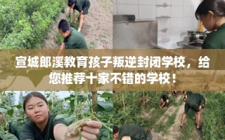 宣城郎溪教育孩子叛逆封闭学校，给您推荐十家不错的学校！